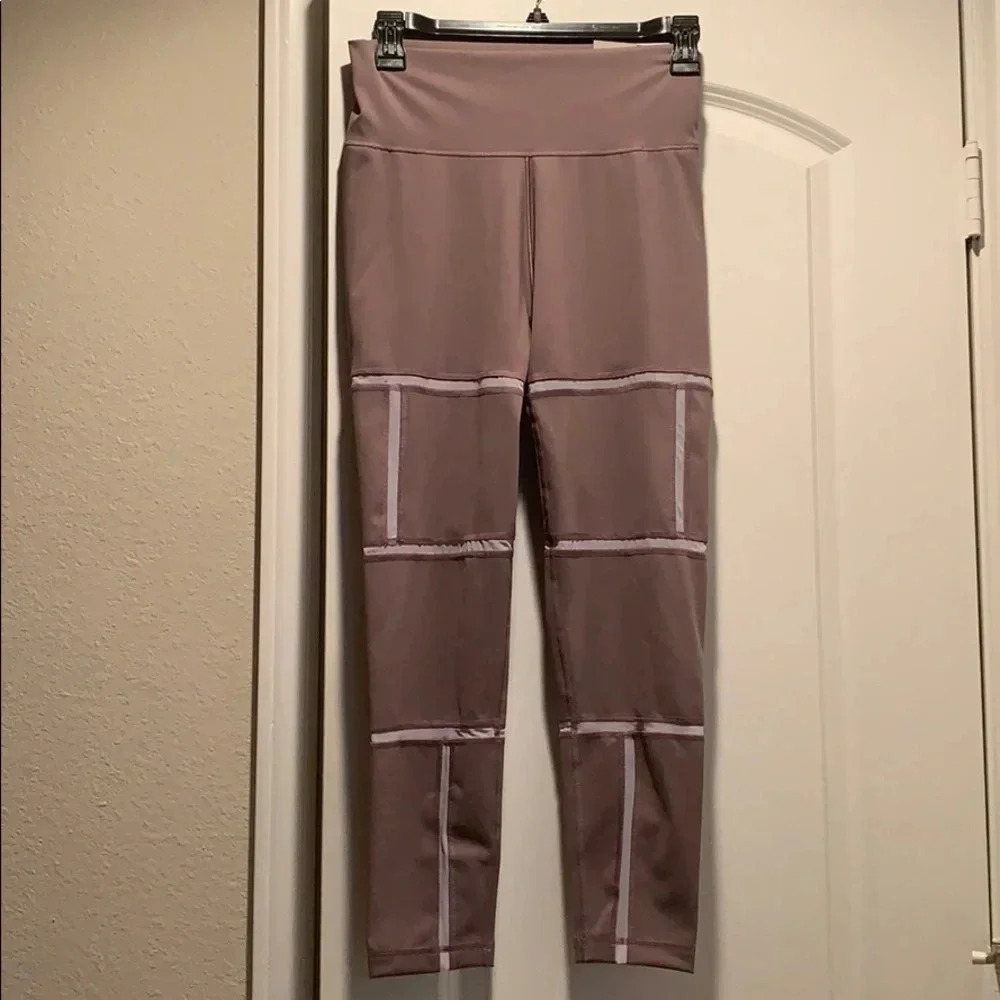 NWT Adidas Leggings High Rise Long Tights Legacy Purple Sz M